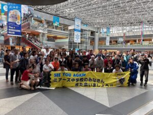 ミアーズ中学校の皆さんが千歳市へ！