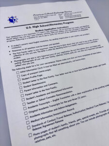 R８年度 アンカレジ留学レポート・谷部琉星さん②『渡航準備　書類の作成とワクチン接種』