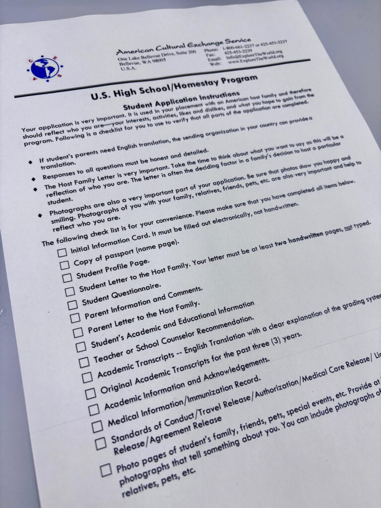 R８年度 アンカレジ留学レポート・谷部琉星さん②『渡航準備　書類の作成とワクチン接種』